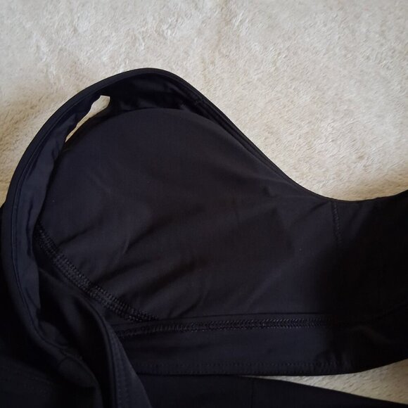 Lululemon Women's Size 8 Black Uncharted Waters Bikini Swimsuit Top *TOP ONLY* - Picture 6 of 9